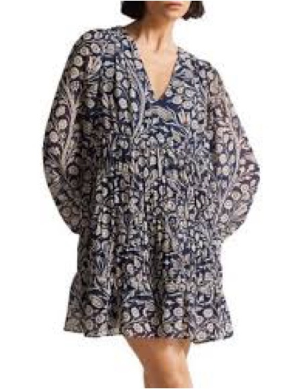 Ted Baker Tarissa Floral Print Swing Dress - Size 10-12